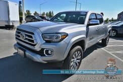 2023_Toyota_Tacoma_Limited / 4X4 / Crew Cab / Blackout Pkg / Power & Heated Leather Seats / NAV / JBL Speakers / Sunroof / Adaptive Cruise / Lane Departure & Blind Spot /Apple CarPlay & Android Auto / Back Up Camera / Bed Liner / Tow Pkg_ Anchorage AK