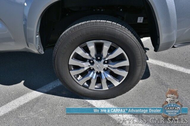 2023 Toyota Tacoma Limited / 4X4 / Crew Cab / Blackout Pkg / Power & Heated Leather Seats / NAV / JBL Speakers / Sunroof / Adaptive Cruise / Lane Departure & Blind Spot /Apple CarPlay & Android Auto / Back Up Camera / Bed Liner / Tow Pkg Anchorage AK