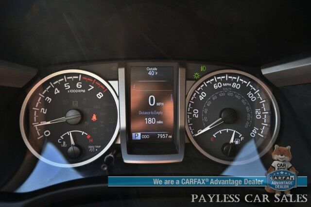 2023 Toyota Tacoma Limited / 4X4 / Crew Cab / Lifted / Power & Heated Leather Seats / Navigation / Sunroof / JBL Speakers / Adaptive Cruise Control / Lane Departure & Blind Spot Alert / Apple CarPlay & Android Auto / Back Up Camera / 1-Owner Anchorage AK