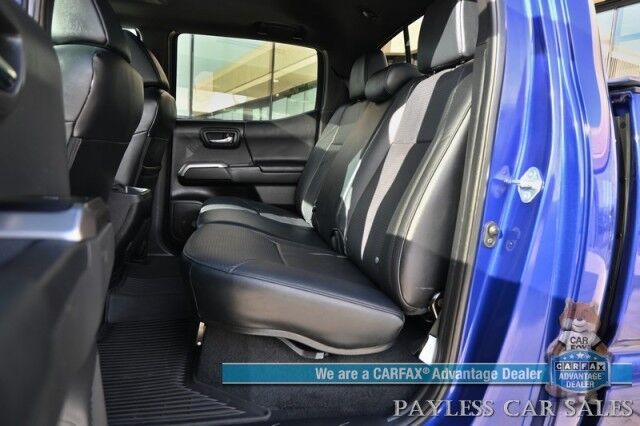 2023 Toyota Tacoma Limited / 4X4 / Crew Cab / Lifted / Power & Heated Leather Seats / Navigation / Sunroof / JBL Speakers / Adaptive Cruise Control / Lane Departure & Blind Spot Alert / Apple CarPlay & Android Auto / Back Up Camera / 1-Owner Anchorage AK