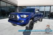 2023 Toyota Tacoma Limited / 4X4 / Crew Cab / Lifted / Power & Heated Leather Seats / Navigation / Sunroof / JBL Speakers / Adaptive Cruise Control / Lane Departure & Blind Spot Alert / Apple CarPlay & Android Auto / Back Up Camera / 1-Owner