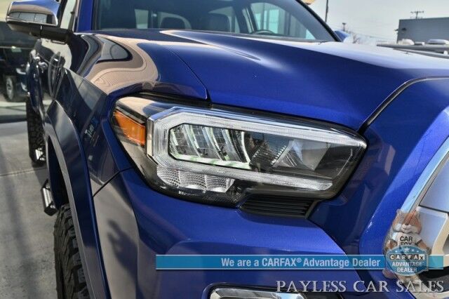 2023 Toyota Tacoma Limited / 4X4 / Crew Cab / Lifted / Power & Heated Leather Seats / Navigation / Sunroof / JBL Speakers / Adaptive Cruise Control / Lane Departure & Blind Spot Alert / Apple CarPlay & Android Auto / Back Up Camera / 1-Owner Anchorage AK