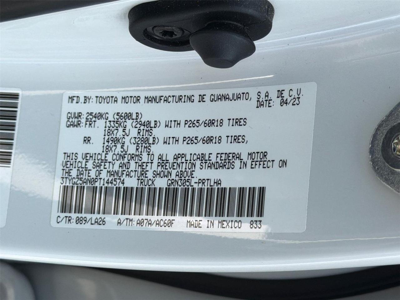 2023 Toyota Tacoma Limited Hagerstown MD