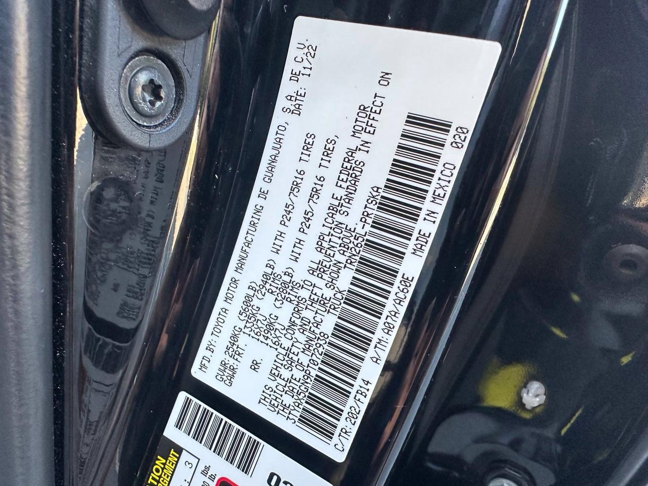 2023 Toyota Tacoma SR Fredericksburg VA