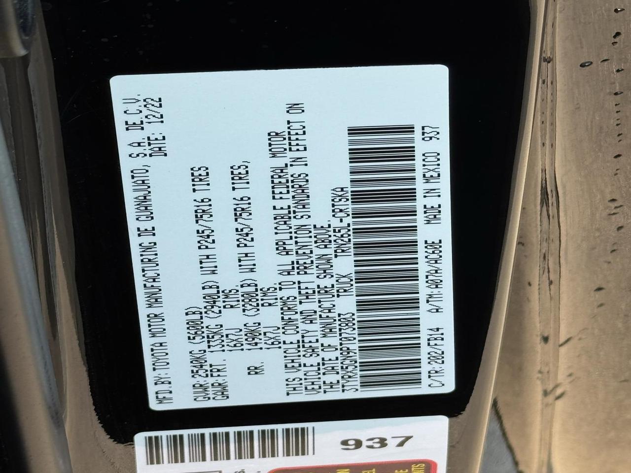 2023 Toyota Tacoma SR Fredericksburg VA