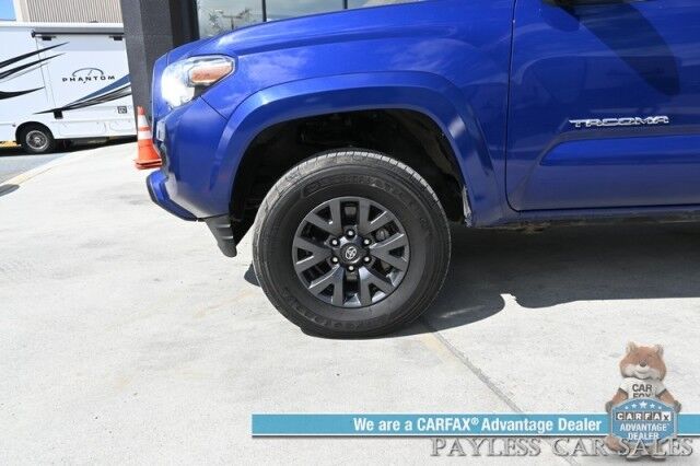 2023 Toyota Tacoma SR5 / 4X4 / Double Cab / Power Driver's Seat / Adaptive Cruise Control & Lane Departure Alert / Apple CarPlay & Android Auto / Back Up Camera / Keyless Entry & Start / Bed Liner / Tow Pkg / 22 MPG / 1-Owner Anchorage AK