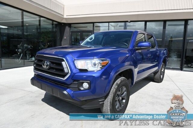 2023 Toyota Tacoma SR5 / 4X4 / Double Cab / Power Driver's Seat / Adaptive Cruise Control & Lane Departure Alert / Apple CarPlay & Android Auto / Back Up Camera / Keyless Entry & Start / Bed Liner / Tow Pkg / 22 MPG / 1-Owner Anchorage AK
