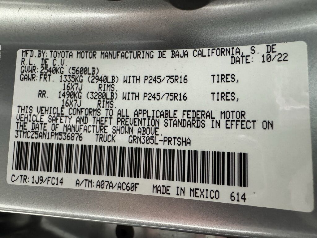 2023 Toyota Tacoma SR5 Highlands Ranch CO