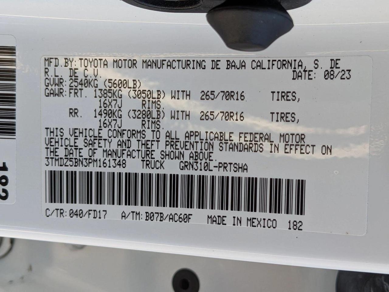2023 Toyota Tacoma TRD Off Road Roseville CA