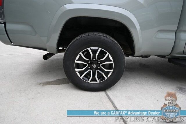 2023 Toyota Tacoma TRD Sport / 4X4 / Advanced Tech Pkg / Double Cab / Power & Heated Leather Seats / Nav / Sunroof / JBL Speakers / Adaptive Cruise / Lane Depart & Blind Spot / Bed Liner / Tonneau Cover / Tow Pkg / 1-Owner Anchorage AK