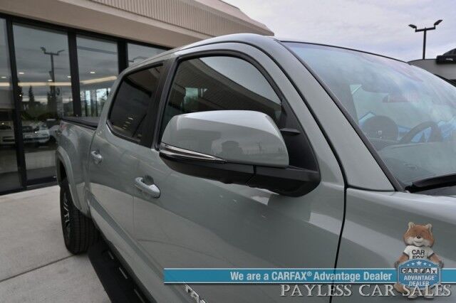 2023 Toyota Tacoma TRD Sport / 4X4 / Advanced Tech Pkg / Double Cab / Power & Heated Leather Seats / Nav / Sunroof / JBL Speakers / Adaptive Cruise / Lane Depart & Blind Spot / Bed Liner / Tonneau Cover / Tow Pkg / 1-Owner Anchorage AK