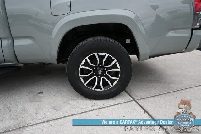 2023 Toyota Tacoma TRD Sport / 4X4 / Advanced Tech Pkg / Double Cab / Power & Heated Leather Seats / Nav / Sunroof / JBL Speakers / Adaptive Cruise / Lane Depart & Blind Spot / Bed Liner / Tonneau Cover / Tow Pkg / 1-Owner Anchorage AK