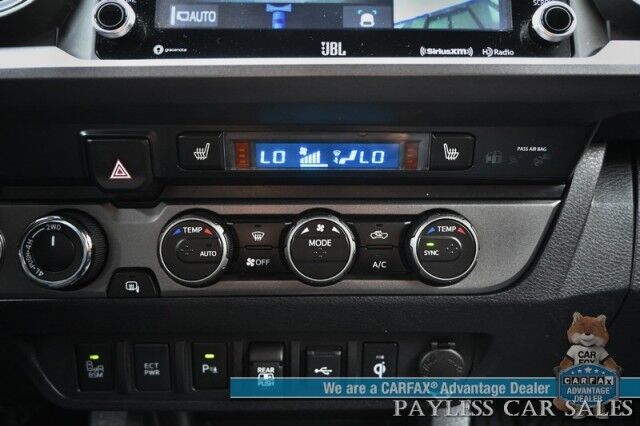 2023 Toyota Tacoma TRD Sport / 4X4 / Advanced Tech Pkg / Double Cab / Power & Heated Leather Seats / Nav / Sunroof / JBL Speakers / Adaptive Cruise / Lane Depart & Blind Spot / Bed Liner / Tonneau Cover / Tow Pkg / 1-Owner Anchorage AK