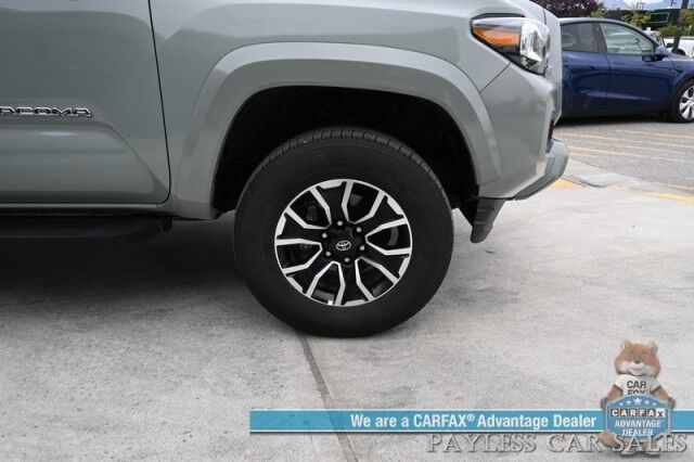 2023 Toyota Tacoma TRD Sport / 4X4 / Advanced Tech Pkg / Double Cab / Power & Heated Leather Seats / Nav / Sunroof / JBL Speakers / Adaptive Cruise / Lane Depart & Blind Spot / Bed Liner / Tonneau Cover / Tow Pkg / 1-Owner Anchorage AK