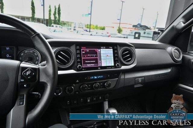 2023 Toyota Tacoma TRD Sport / 4X4 / Advanced Tech Pkg / Double Cab / Power & Heated Leather Seats / Nav / Sunroof / JBL Speakers / Adaptive Cruise / Lane Depart & Blind Spot / Bed Liner / Tonneau Cover / Tow Pkg / 1-Owner Anchorage AK