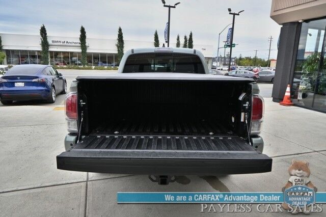 2023 Toyota Tacoma TRD Sport / 4X4 / Advanced Tech Pkg / Double Cab / Power & Heated Leather Seats / Nav / Sunroof / JBL Speakers / Adaptive Cruise / Lane Depart & Blind Spot / Bed Liner / Tonneau Cover / Tow Pkg / 1-Owner Anchorage AK