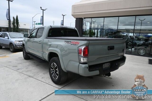 2023 Toyota Tacoma TRD Sport / 4X4 / Advanced Tech Pkg / Double Cab / Power & Heated Leather Seats / Nav / Sunroof / JBL Speakers / Adaptive Cruise / Lane Depart & Blind Spot / Bed Liner / Tonneau Cover / Tow Pkg / 1-Owner Anchorage AK