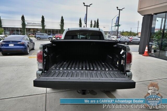 2023 Toyota Tacoma TRD Sport / 4X4 / Advanced Tech Pkg / Double Cab / Power & Heated Leather Seats / Nav / Sunroof / JBL Speakers / Adaptive Cruise / Lane Depart & Blind Spot / Bed Liner / Tonneau Cover / Tow Pkg / 1-Owner Anchorage AK