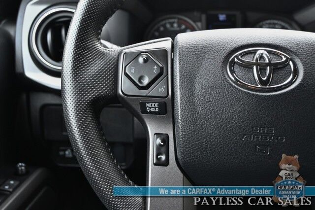 2023 Toyota Tacoma TRD Sport / 4X4 / Advanced Tech Pkg / Double Cab / Power & Heated Leather Seats / Nav / Sunroof / JBL Speakers / Adaptive Cruise / Lane Depart & Blind Spot / Bed Liner / Tonneau Cover / Tow Pkg / 1-Owner Anchorage AK