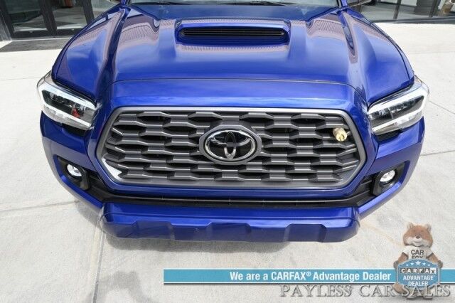 2023 Toyota Tacoma TRD Sport / 4X4 / Ext'd Cab / Power Driver's Seat / Adaptive Cruise / Lane Departure & Forward Collision / Apple CarPlay & Android Auto / Back Up Camera / Bed Liner / Tonneau Cover / Tow Pkg / Block Heater Anchorage AK