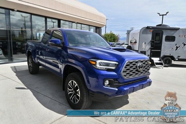 2023 Toyota Tacoma TRD Sport / 4X4 / Ext'd Cab / Power Driver's Seat / Adaptive Cruise / Lane Departure & Forward Collision / Apple CarPlay & Android Auto / Back Up Camera / Bed Liner / Tonneau Cover / Tow Pkg / Block Heater Anchorage AK