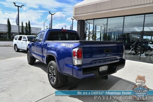 2023 Toyota Tacoma TRD Sport / 4X4 / Ext'd Cab / Power Driver's Seat / Adaptive Cruise / Lane Departure & Forward Collision / Apple CarPlay & Android Auto / Back Up Camera / Bed Liner / Tonneau Cover / Tow Pkg / Block Heater Anchorage AK