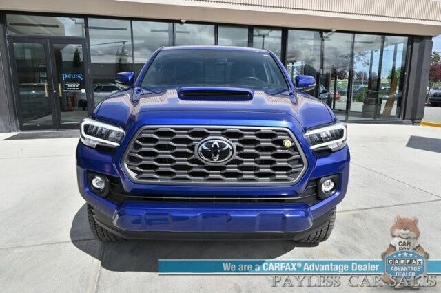 2023 Toyota Tacoma TRD Sport / 4X4 / Ext'd Cab / Power Driver's Seat / Adaptive Cruise / Lane Departure & Forward Collision / Apple CarPlay & Android Auto / Back Up Camera / Bed Liner / Tonneau Cover / Tow Pkg / Block Heater Anchorage AK