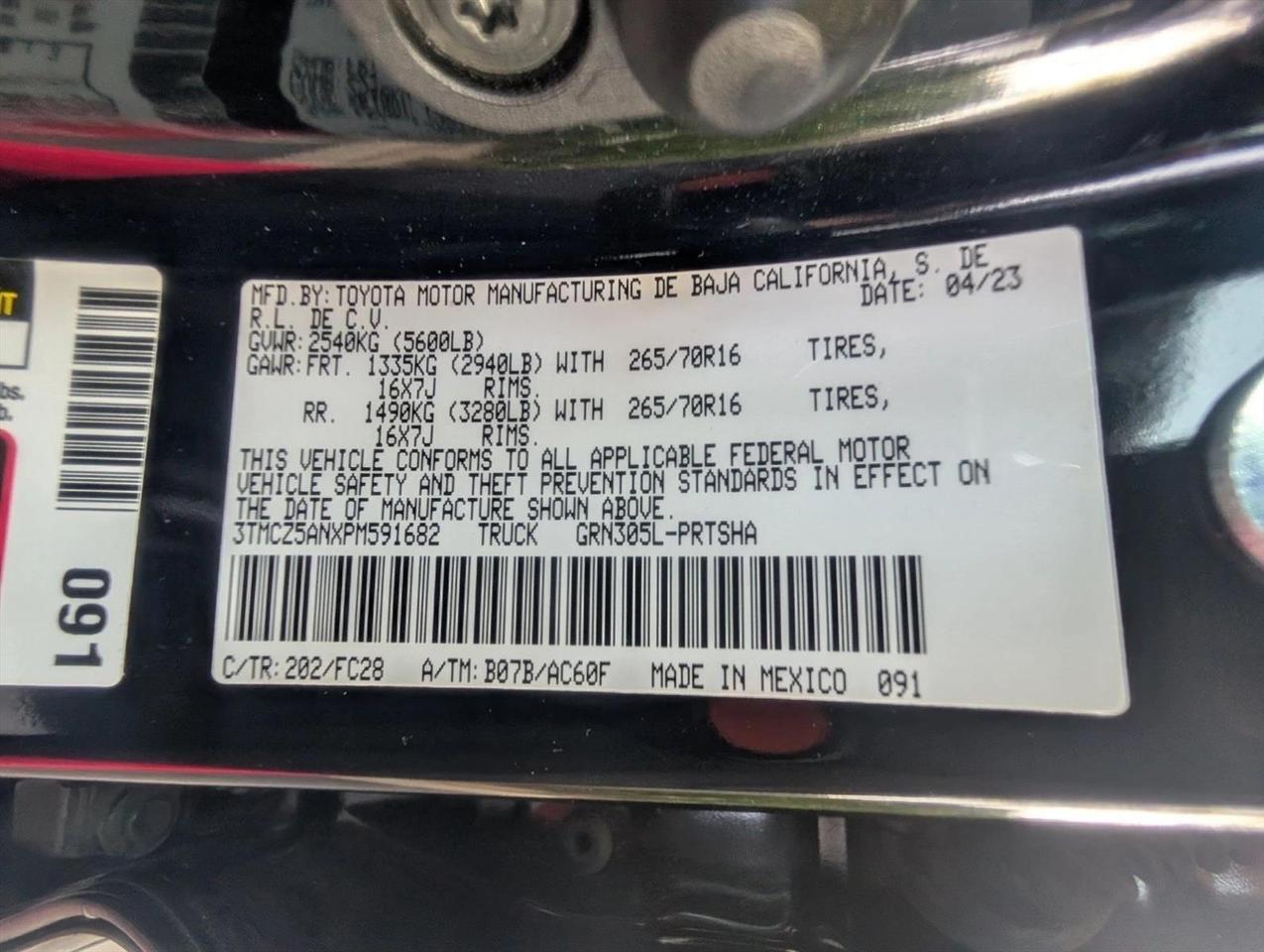 2023 Toyota Tacoma Trail Edition Roseville CA