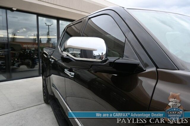 2023 Toyota Tundra 1794 Hybrid / 4X4 / TRD Off-Road Pkg / Heated & Cooled Leather Seats / Heated Steering Wheel / Panoramic Sunroof / Navigation / 360 Cam / Lane Departure & Blind Spot Alert / Bed Liner / Tow Pkg / 1-Owner Anchorage AK