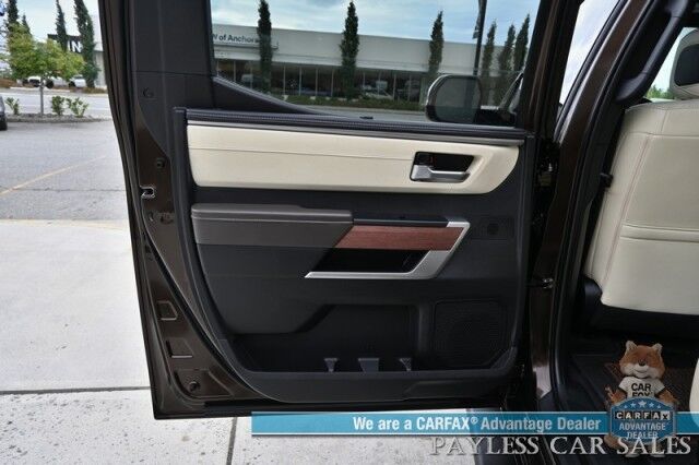 2023 Toyota Tundra 1794 Hybrid / 4X4 / TRD Off-Road Pkg / Heated & Cooled Leather Seats / Heated Steering Wheel / Panoramic Sunroof / Navigation / 360 Cam / Lane Departure & Blind Spot Alert / Bed Liner / Tow Pkg / 1-Owner Anchorage AK
