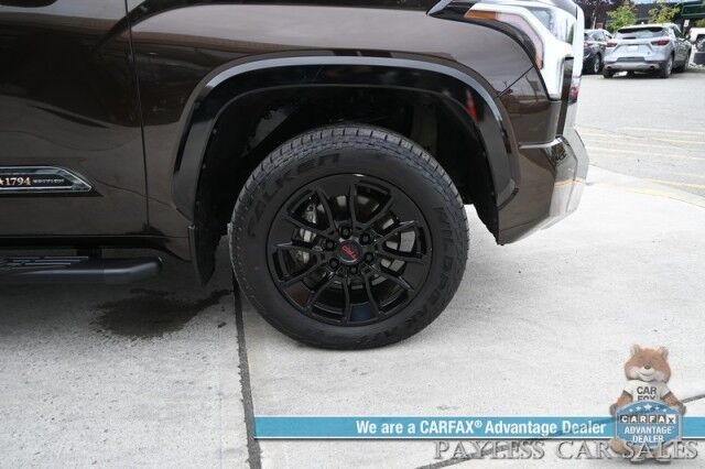 2023 Toyota Tundra 1794 Hybrid / 4X4 / TRD Off-Road Pkg / Heated & Cooled Leather Seats / Heated Steering Wheel / Panoramic Sunroof / Navigation / 360 Cam / Lane Departure & Blind Spot Alert / Bed Liner / Tow Pkg / 1-Owner Anchorage AK