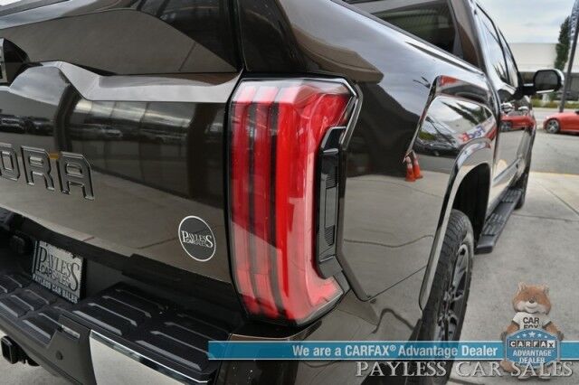 2023 Toyota Tundra 1794 Hybrid / 4X4 / TRD Off-Road Pkg / Heated & Cooled Leather Seats / Heated Steering Wheel / Panoramic Sunroof / Navigation / 360 Cam / Lane Departure & Blind Spot Alert / Bed Liner / Tow Pkg / 1-Owner Anchorage AK