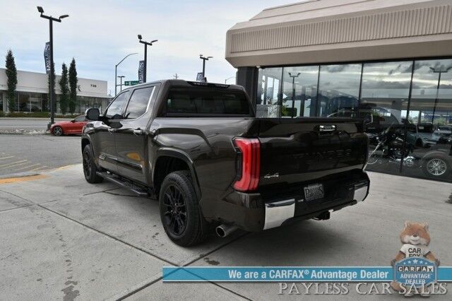 2023 Toyota Tundra 1794 Hybrid / 4X4 / TRD Off-Road Pkg / Heated & Cooled Leather Seats / Heated Steering Wheel / Panoramic Sunroof / Navigation / 360 Cam / Lane Departure & Blind Spot Alert / Bed Liner / Tow Pkg / 1-Owner Anchorage AK