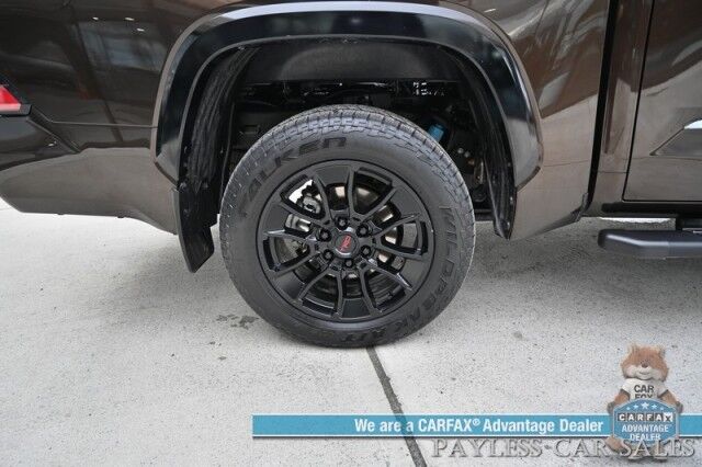 2023 Toyota Tundra 1794 Hybrid / 4X4 / TRD Off-Road Pkg / Heated & Cooled Leather Seats / Heated Steering Wheel / Panoramic Sunroof / Navigation / 360 Cam / Lane Departure & Blind Spot Alert / Bed Liner / Tow Pkg / 1-Owner Anchorage AK