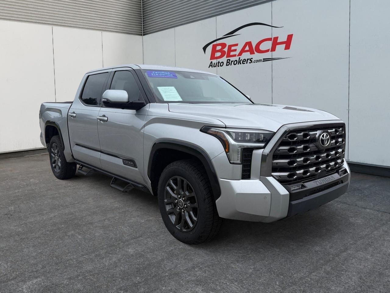 2023 Toyota Tundra 4WD Platinum, HEATED/VENTILATED FRONT AND REAR SEATS, APPLE CARPLAY/ANDROID AUTO, BED LINER, TOW PACKAGE, BACKUP CAMERA, MOONROOF, JBL SPEAKERS, RUNNING BOARDS, CLEAN CARFAX, ONLY 1 OWNER, THIS TOYOTA TUNDRA HAS IT ALL COME AND TEST DRIVE TODAY!