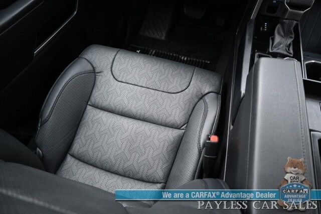 2023 Toyota Tundra SR5 Crew Max / Premium Pkg / 4X4 / Power & Heated Leather Seats / Heated Steering / Adaptive Cruise / Lane Departure / Apple CarPlay & Android Auto / Back Up Camera / Keyless Entry & Start / Tow Pkg / 1-Owner Anchorage AK