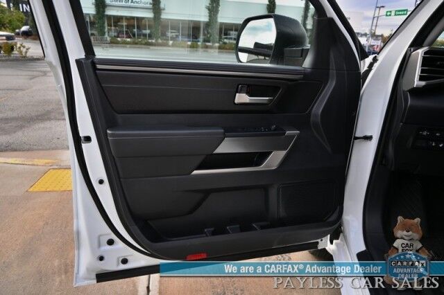 2023 Toyota Tundra SR5 Crew Max / Premium Pkg / 4X4 / Power & Heated Leather Seats / Heated Steering / Adaptive Cruise / Lane Departure / Apple CarPlay & Android Auto / Back Up Camera / Keyless Entry & Start / Tow Pkg / 1-Owner Anchorage AK