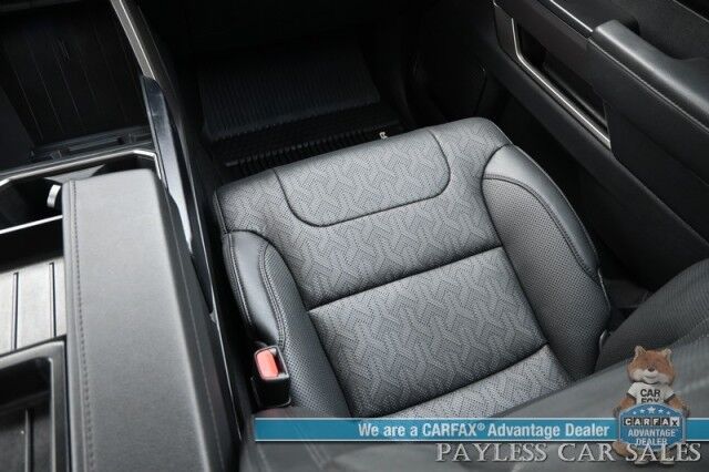 2023 Toyota Tundra SR5 Crew Max / Premium Pkg / 4X4 / Power & Heated Leather Seats / Heated Steering / Adaptive Cruise / Lane Departure / Apple CarPlay & Android Auto / Back Up Camera / Keyless Entry & Start / Tow Pkg / 1-Owner Anchorage AK