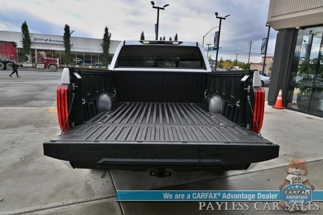 2023 Toyota Tundra SR5 Crew Max / Premium Pkg / 4X4 / Power & Heated Leather Seats / Heated Steering / Adaptive Cruise / Lane Departure / Apple CarPlay & Android Auto / Back Up Camera / Keyless Entry & Start / Tow Pkg / 1-Owner Anchorage AK
