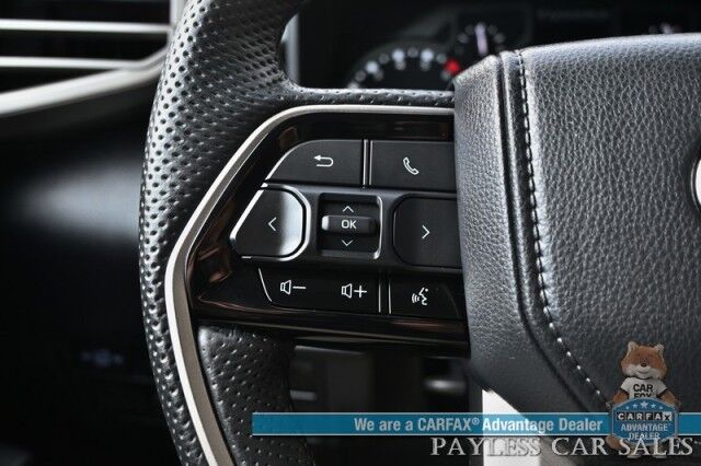 2023 Toyota Tundra SR5 Crew Max / Premium Pkg / 4X4 / Power & Heated Leather Seats / Heated Steering / Adaptive Cruise / Lane Departure / Apple CarPlay & Android Auto / Back Up Camera / Keyless Entry & Start / Tow Pkg / 1-Owner Anchorage AK