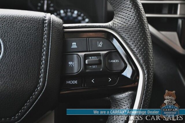 2023 Toyota Tundra SR5 Crew Max / Premium Pkg / 4X4 / Power & Heated Leather Seats / Heated Steering / Adaptive Cruise / Lane Departure / Apple CarPlay & Android Auto / Back Up Camera / Keyless Entry & Start / Tow Pkg / 1-Owner Anchorage AK