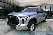 2023 Toyota Tundra SR5 Crew Max / Premium Pkg / 4X4 / Power & Heated Leather Seats / Heated Steering / Adaptive Cruise / Lane Departure / Apple CarPlay & Android Auto / Back Up Camera / Keyless Entry & Start / Tow Pkg / 1-Owner