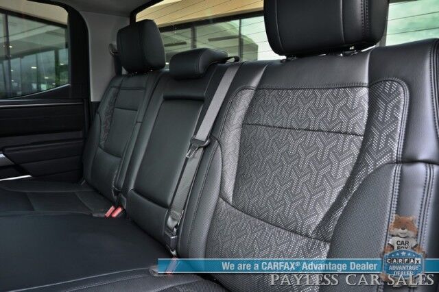 2023 Toyota Tundra SR5 Crew Max / Premium Pkg / 4X4 / Power & Heated Leather Seats / Heated Steering / Adaptive Cruise / Lane Departure / Apple CarPlay & Android Auto / Back Up Camera / Keyless Entry & Start / Tow Pkg / 1-Owner Anchorage AK