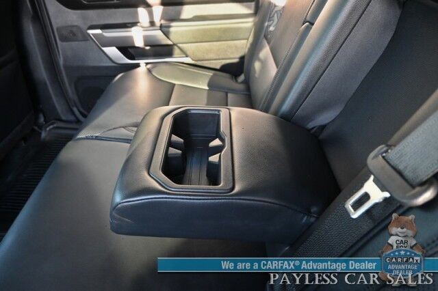 2023 Toyota Tundra SR5 / Premium Pkg / 4X4 / Crew Cab / Power & Heated Leather Seats / Heated Steering / Adaptive Cruise / Lane Departure / Apple CarPlay & Android Auto / Back Up Camera / Keyless Entry & Start / Tow Pkg / 1-Owner Anchorage AK