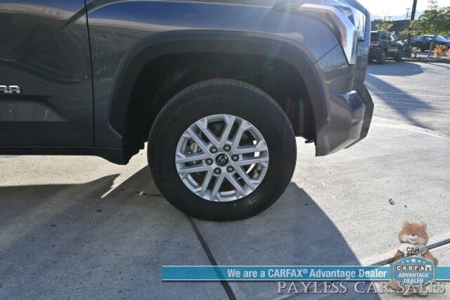 2023 Toyota Tundra SR5 / Premium Pkg / 4X4 / Crew Cab / Power & Heated Leather Seats / Heated Steering / Adaptive Cruise / Lane Departure / Apple CarPlay & Android Auto / Back Up Camera / Keyless Entry & Start / Tow Pkg / 1-Owner Anchorage AK