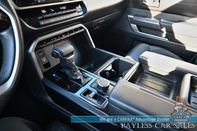 2023 Toyota Tundra SR5 / Premium Pkg / 4X4 / Crew Cab / Power & Heated Leather Seats / Heated Steering / Adaptive Cruise / Lane Departure / Apple CarPlay & Android Auto / Back Up Camera / Keyless Entry & Start / Tow Pkg / 1-Owner Anchorage AK