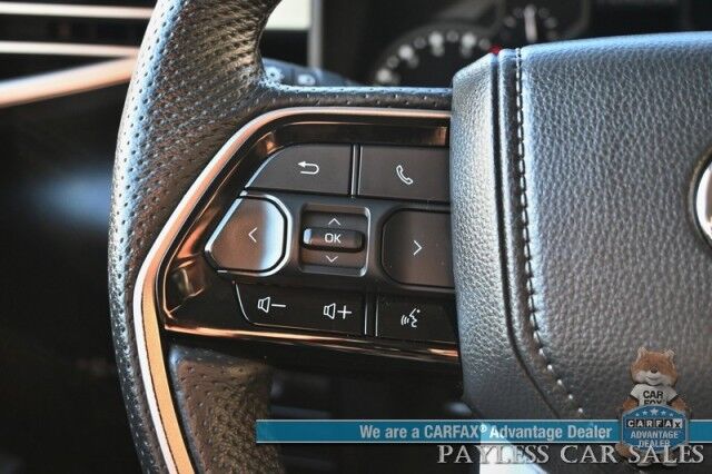 2023 Toyota Tundra SR5 / Premium Pkg / 4X4 / Crew Cab / Power & Heated Leather Seats / Heated Steering / Adaptive Cruise / Lane Departure / Apple CarPlay & Android Auto / Back Up Camera / Keyless Entry & Start / Tow Pkg / 1-Owner Anchorage AK