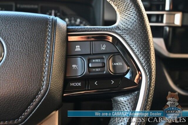 2023 Toyota Tundra SR5 / Premium Pkg / 4X4 / Crew Cab / Power & Heated Leather Seats / Heated Steering / Adaptive Cruise / Lane Departure / Apple CarPlay & Android Auto / Back Up Camera / Keyless Entry & Start / Tow Pkg / 1-Owner Anchorage AK