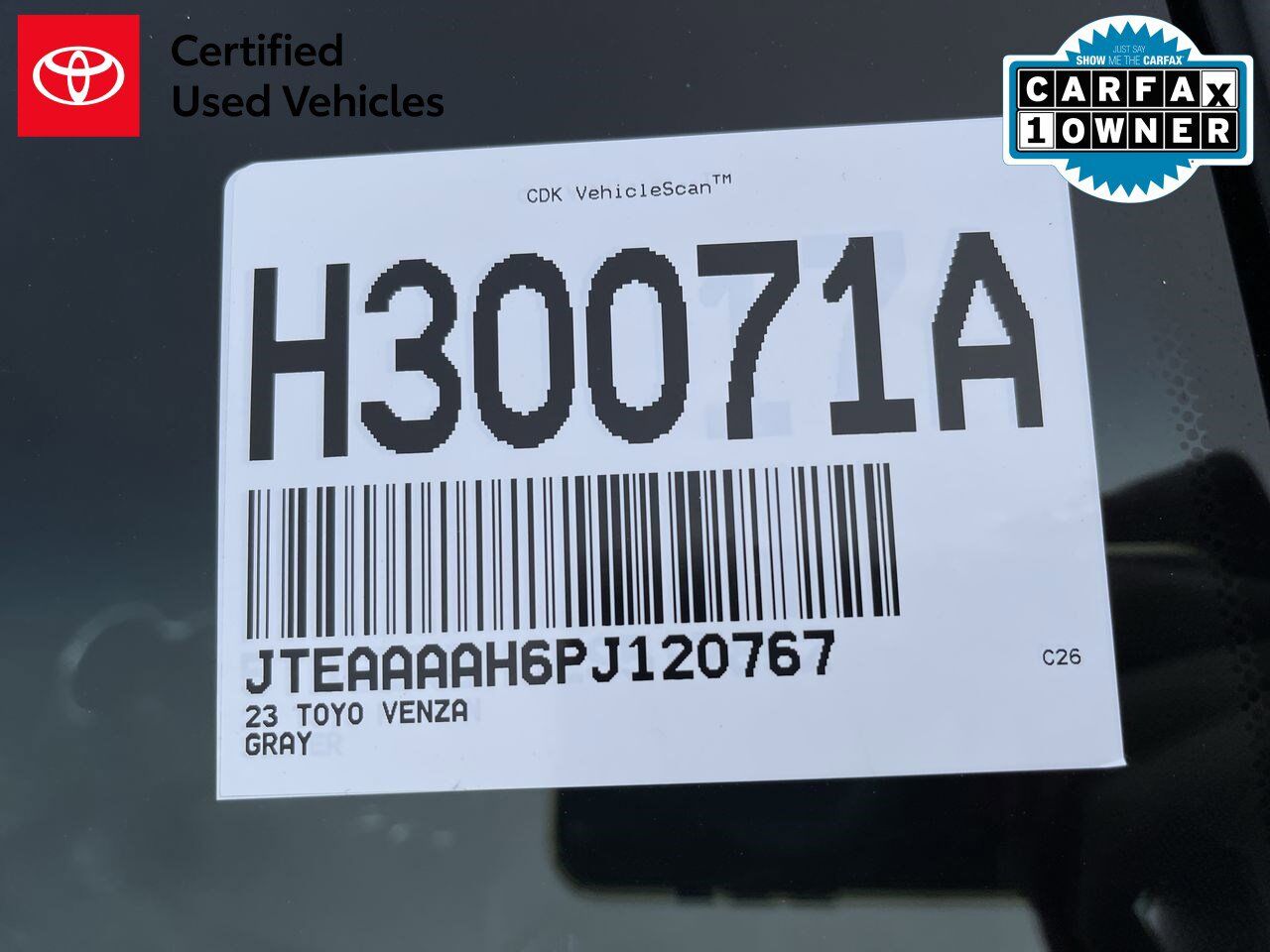 2023 Toyota Venza XLE White River Junction VT