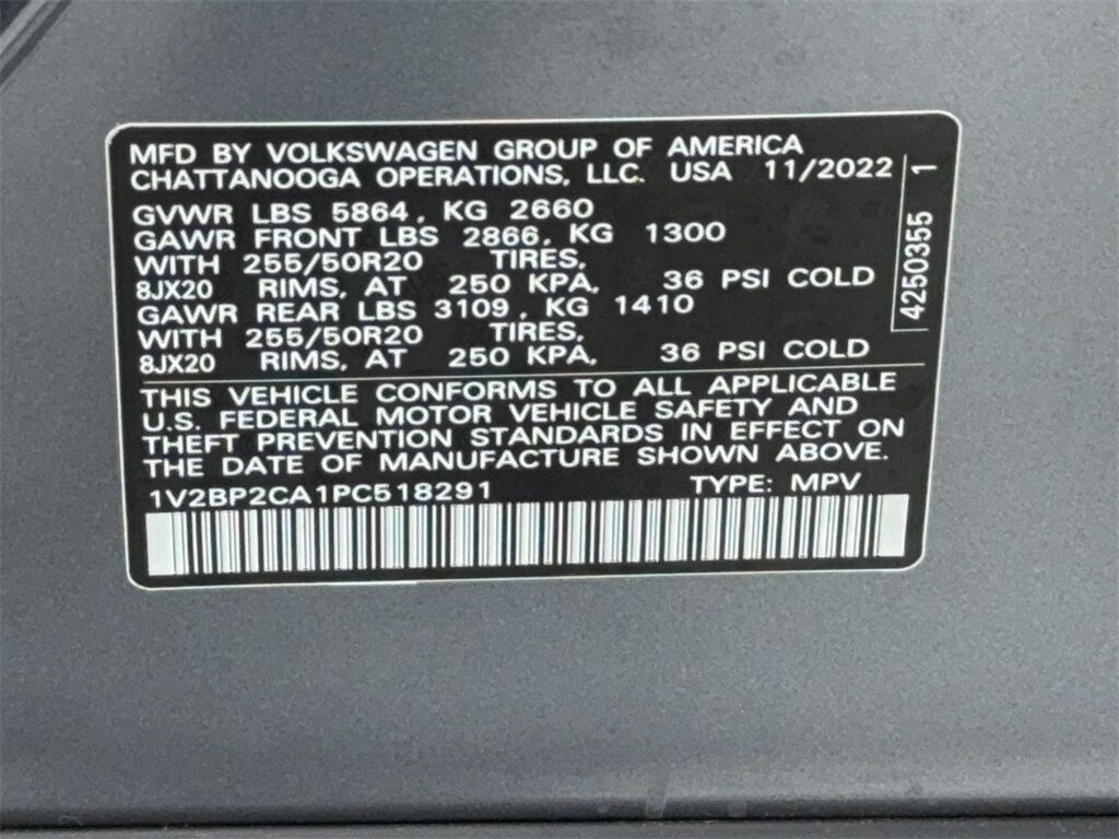 2023 Volkswagen Atlas 2.0T SEL NAV,CAM,PANO,HTD STS,BLIND SPOT,3RD ROW Plano TX